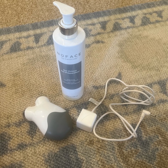 NuFace Hydrating Gel Primer in White and Gray